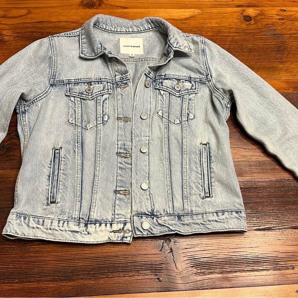 Lucky Brand Light Blue Denim Jacket